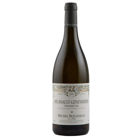 Single bottle of White wine Michel Bouzereau, Meursault Genevrieres 1er Cru, Meursault, 2019 100% Chardonnay