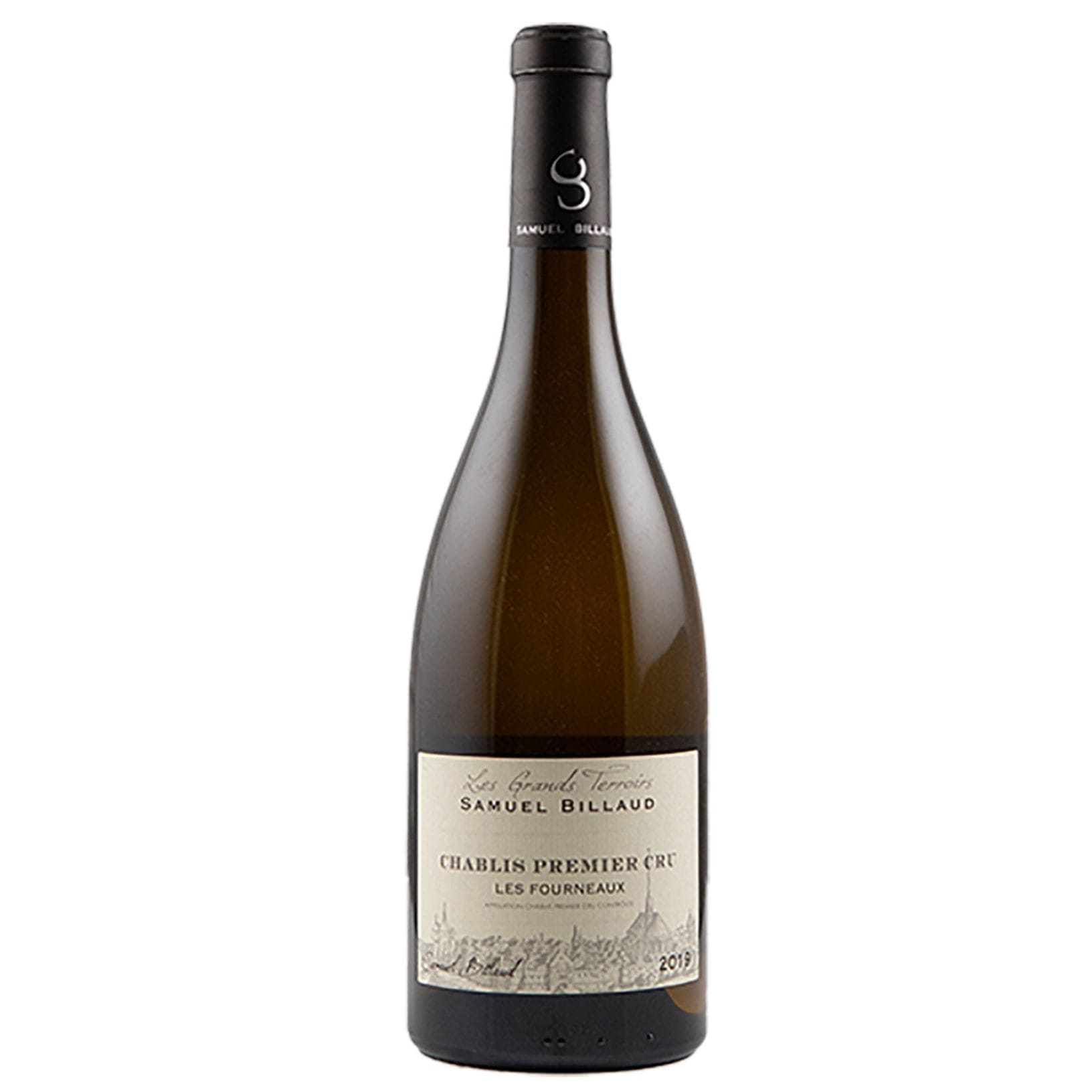 Single bottle of White wine Samuel Billaud, Les Fourneaux Premier Cru, Chablis, 2019 100% Chardonnay